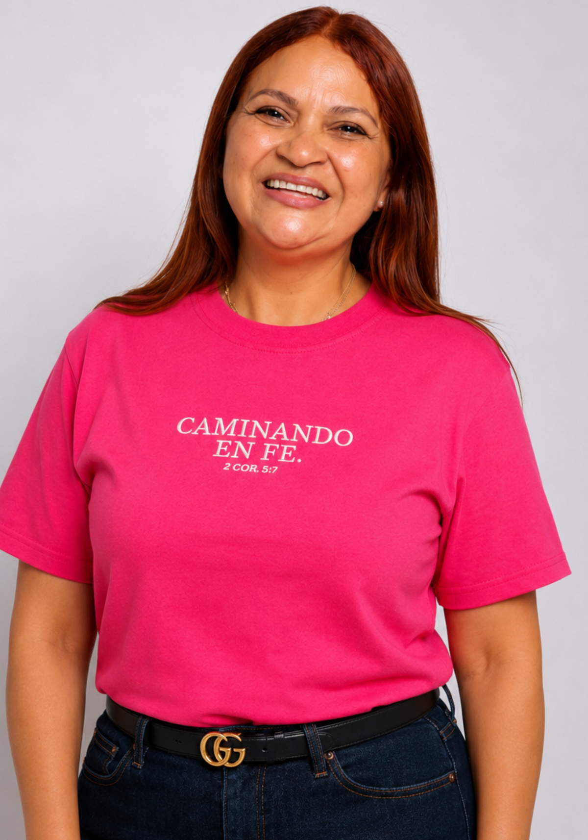 Caminando en Fe -Camisa bordada | 2 Corintios 5:7